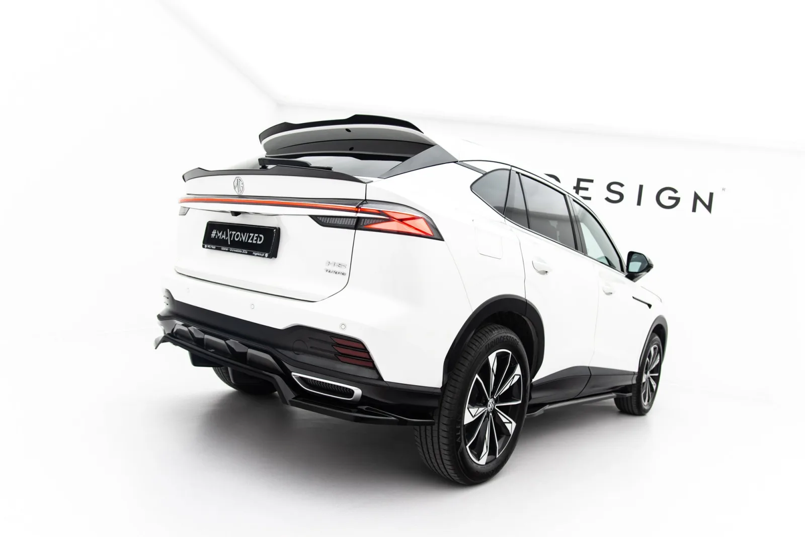 Rear Splitter (With Diffuser) compatible with MG HS Mk2