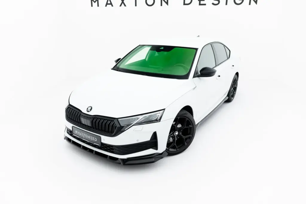 Front Splitter compatible with Skoda Octavia Sportline Liftback / Combi Mk4 Facelift