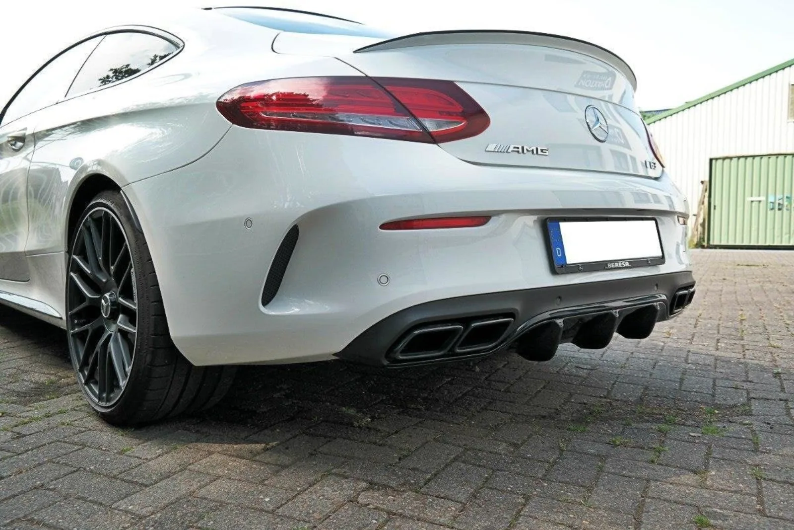 Rear Valance compatible with Mercedes C-class C205 63AMG Coupe