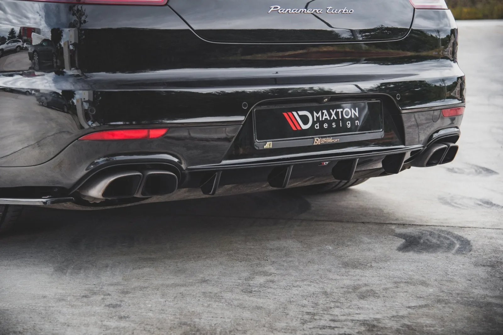 Rear Valance compatible with Porsche Panamera Turbo 970 Facelift