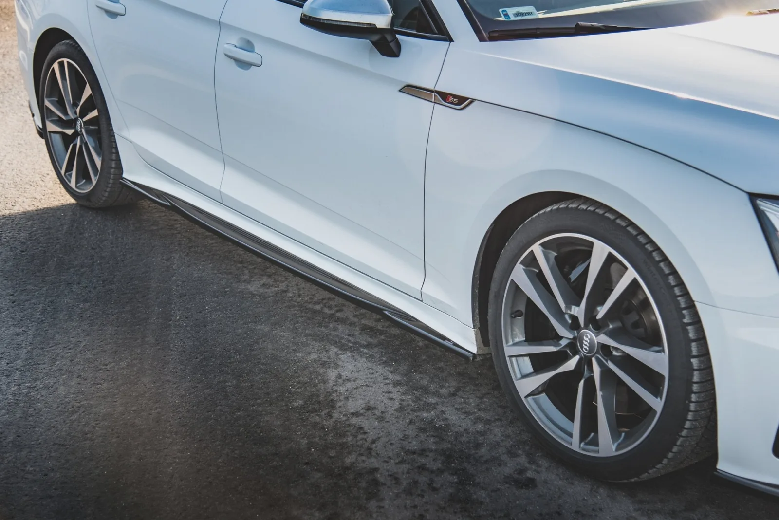 Side Skirts Diffusers compatible with Audi S5 / A5 S-Line Sportback F5 Facelift