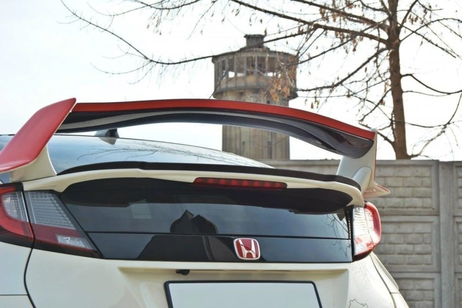 Spoiler Cap N.2 compatible with Honda Civic IX Type R