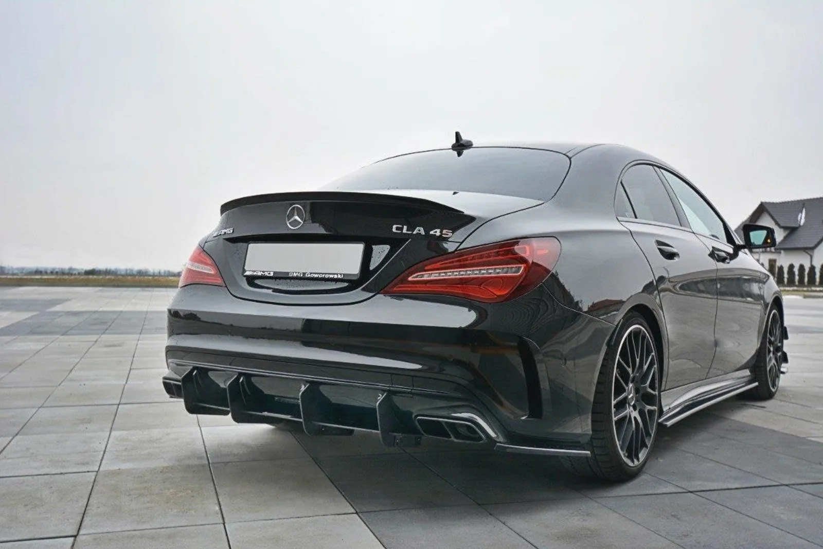 Rear Diffuser V.1 compatible with Mercedes CLA A45 AMG C117 Facelift