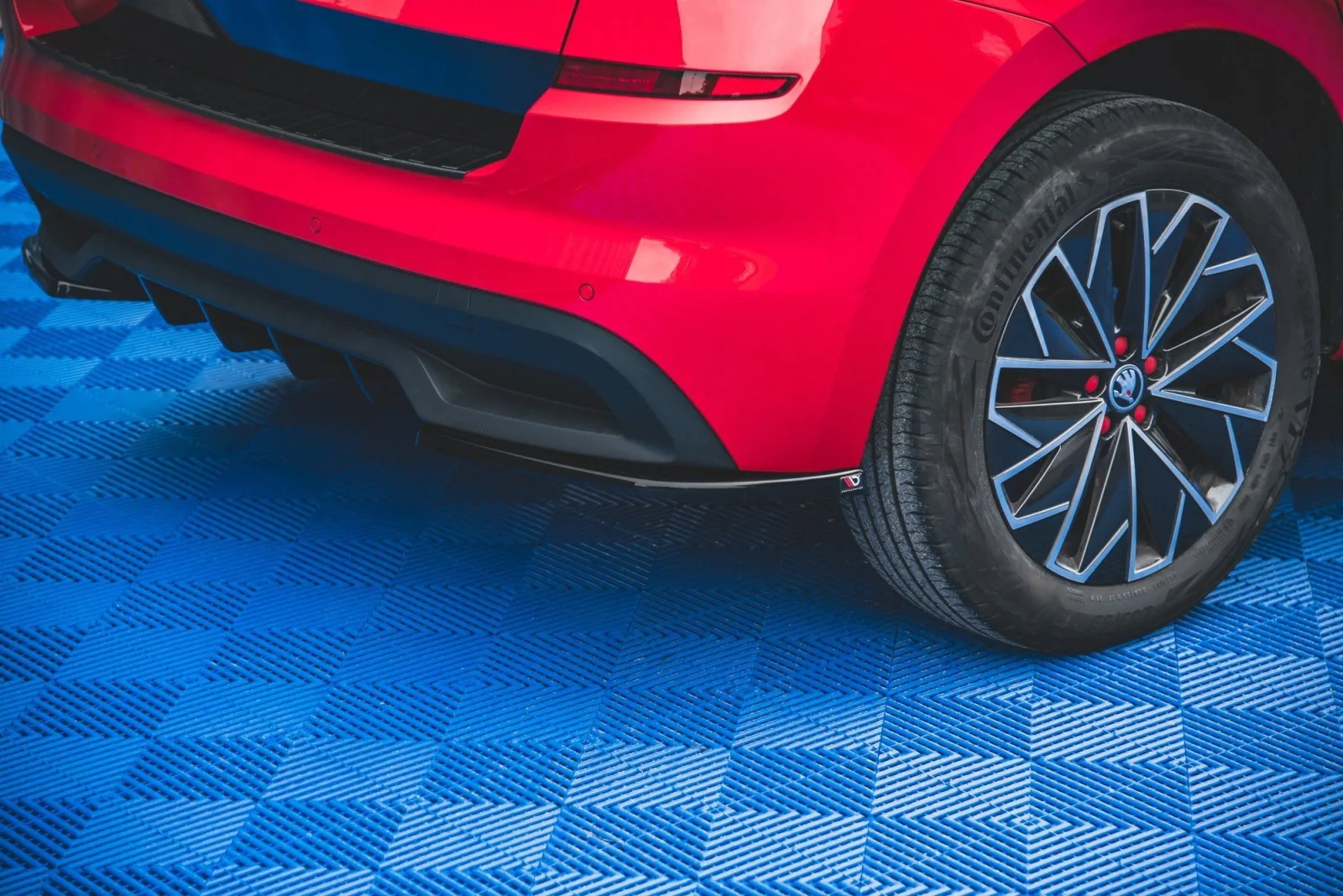 Rear Side Splitters compatible with Skoda Kamiq Mk1