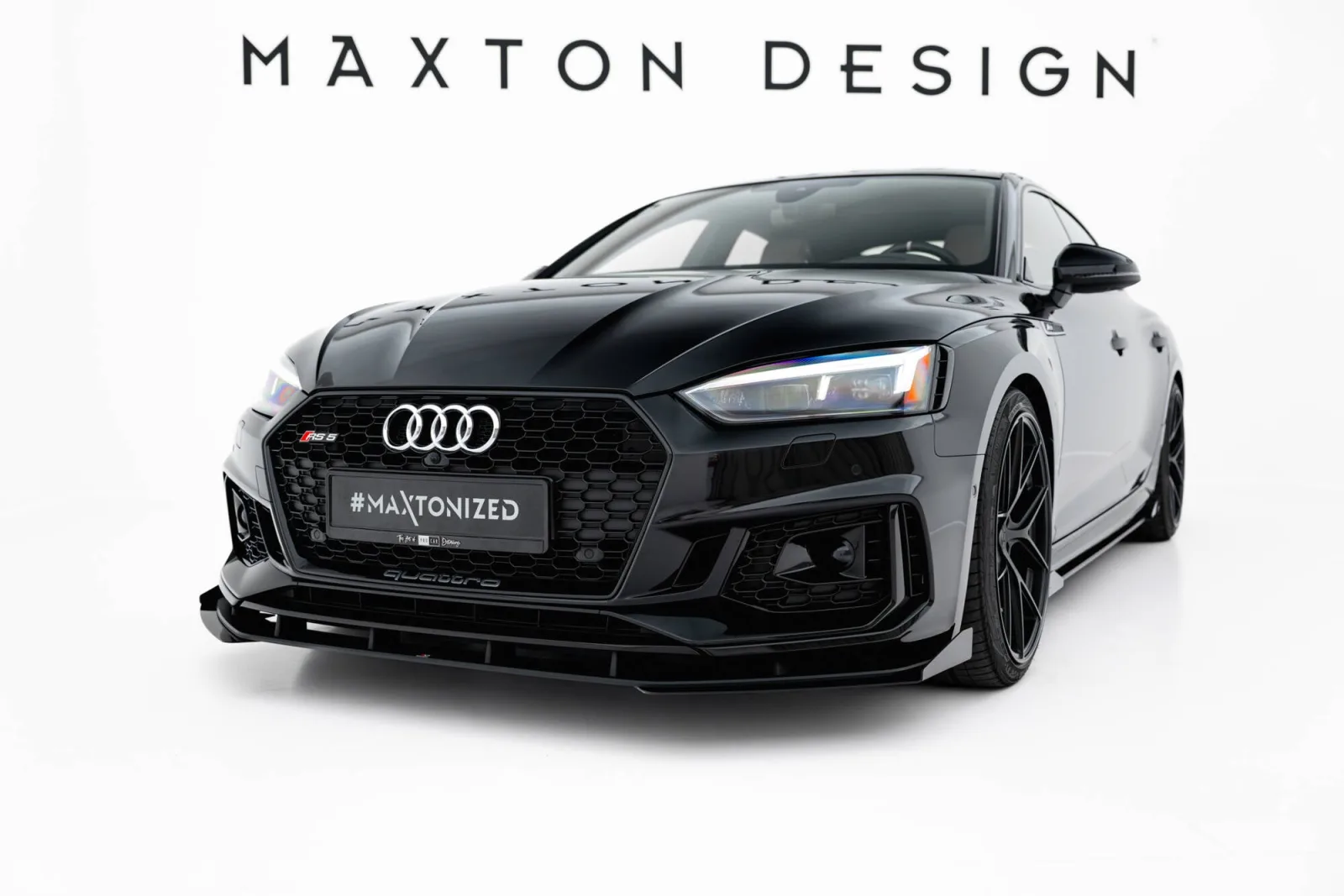 Front Splitter Street Pro + Flaps compatible with Audi RS5 Coupe / Sportback F5