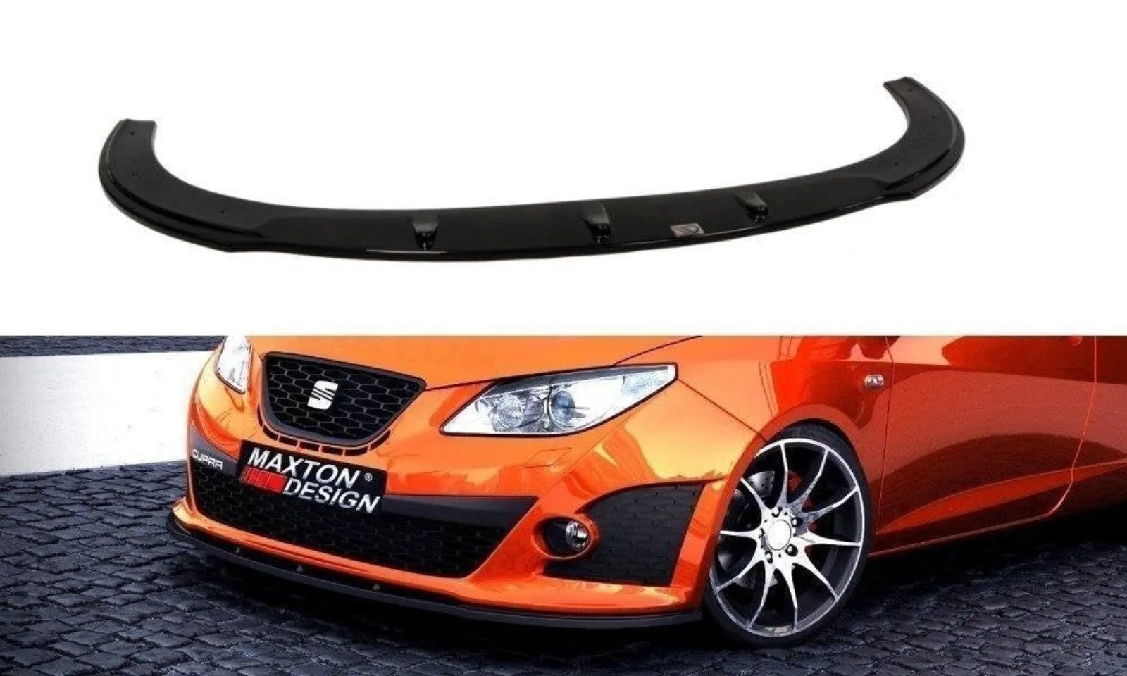 Front Splitter compatible with Seat Ibiza IV Cupra (6J) Pre-Facelift