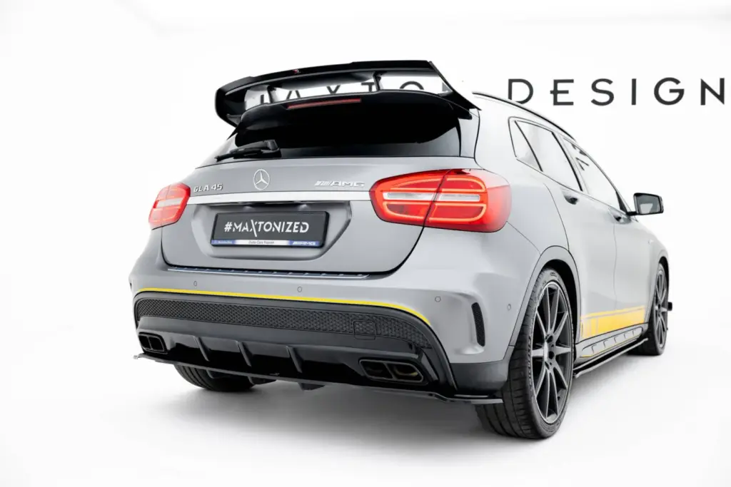 Rear Splitter (With Diffuser) V.1 compatible with Mercedes-Benz GLA 45 AMG