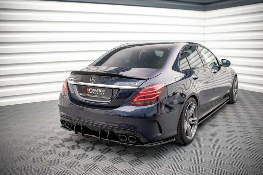 Rear Side Splitters compatible with Mercedes-AMG C 43 Sedan W205 Facelift