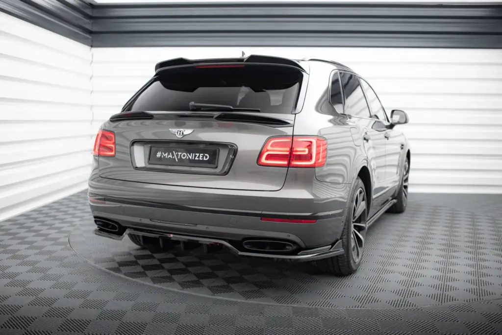 Rear Splitter (With Diffuser) compatible with Bentley Bentayga Mk1