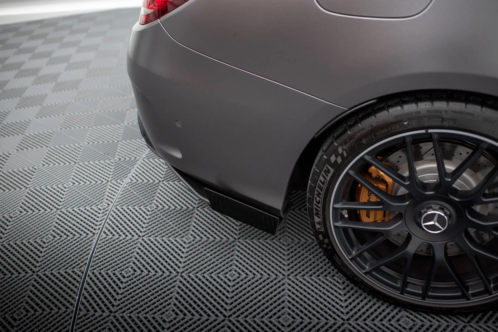 Rear Side Flaps compatible with Mercedes-AMG C63 Sedan / Estate W205 Facelift