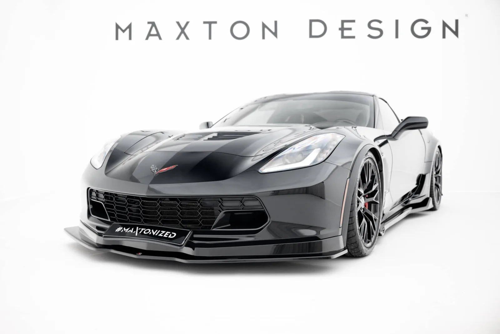 Front Splitter V.1 compatible with Chevrolet Corvette Stingray / Z06 C7