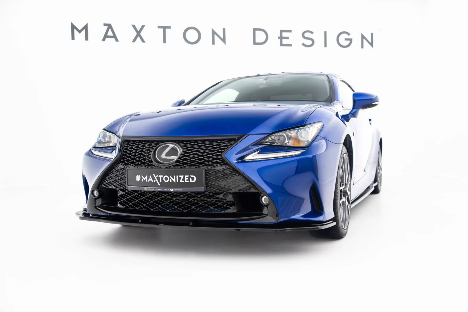 Front Splitter V.2 compatible with Lexus RC Mk1
