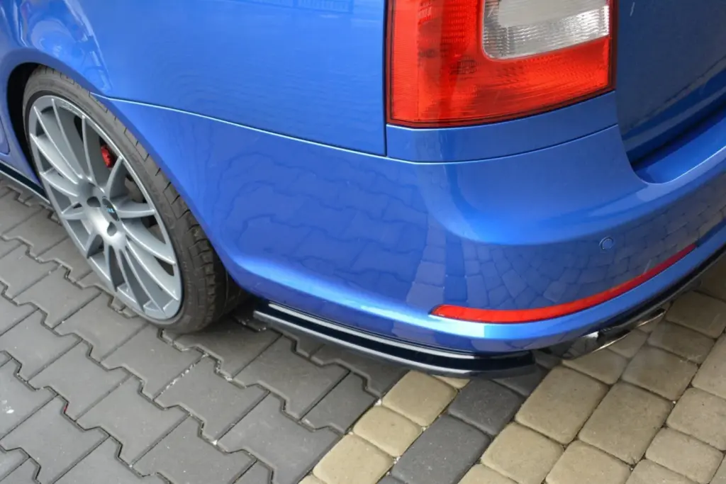 Rear Side Splitters compatible with Skoda Octavia RS Sedan / Combi Mk2 / Mk2 Facelift