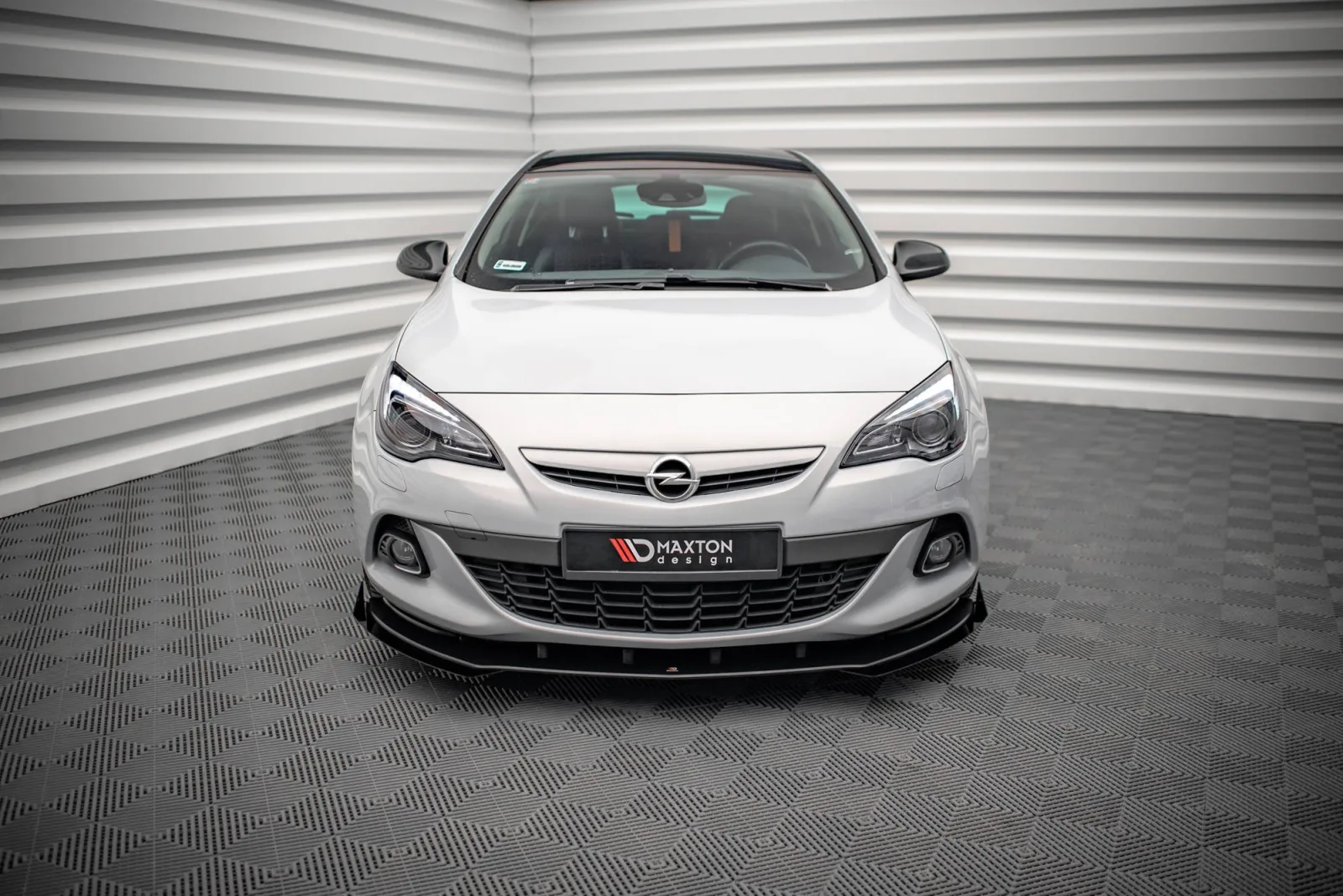 Front Splitter Street Pro V.1 + Flaps compatible with Opel Astra GTC OPC-Line J