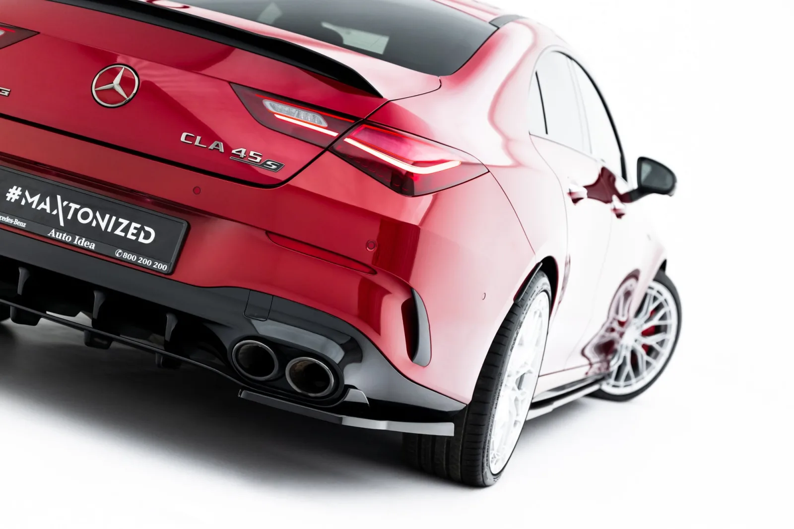 Rear Side Splitters compatible with Mercedes-AMG CLA 35 Aero / 45 Aero C118