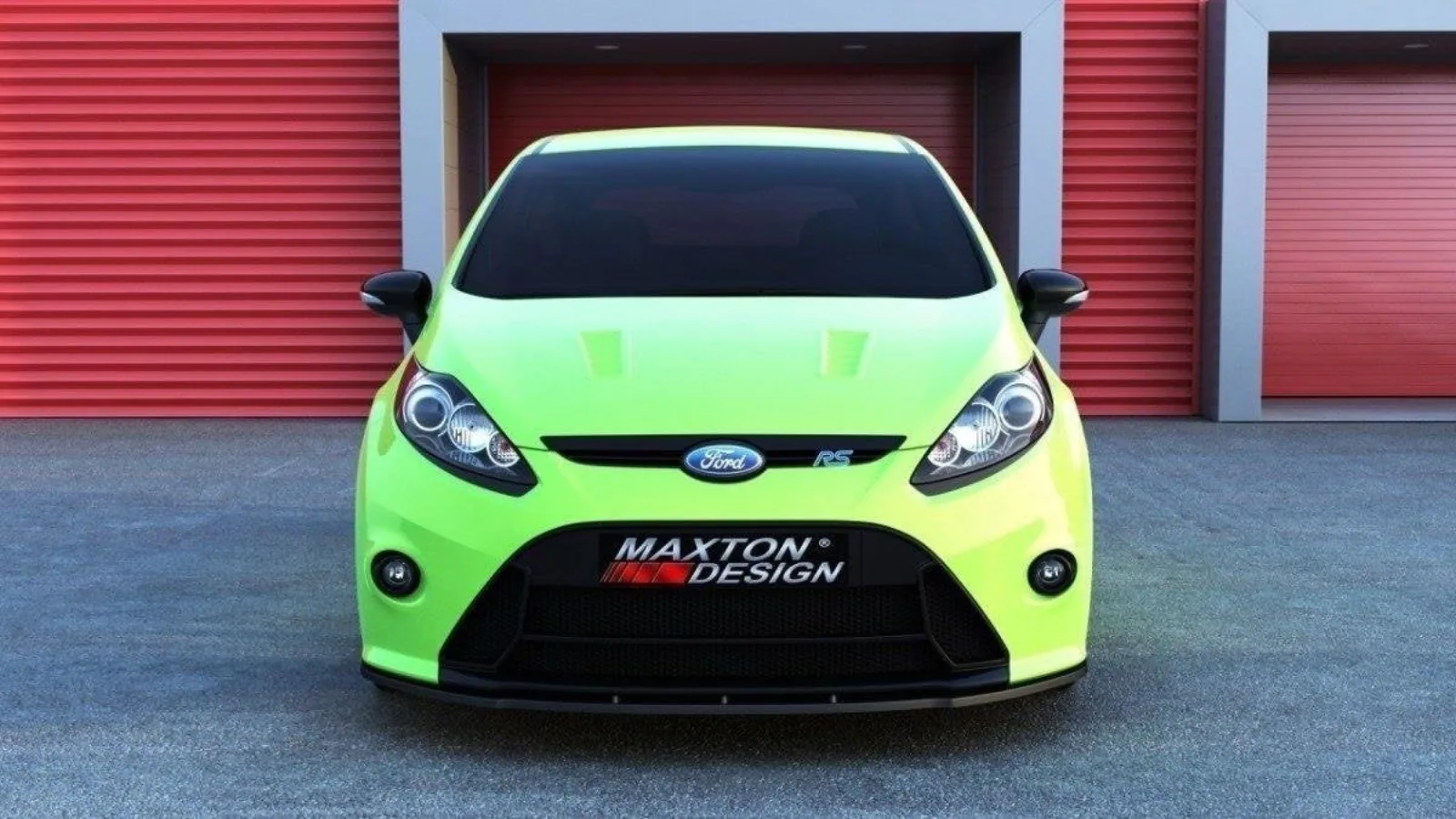 Front Splitter (Bumper RS Look) compatible with Ford Fiesta Mk7
