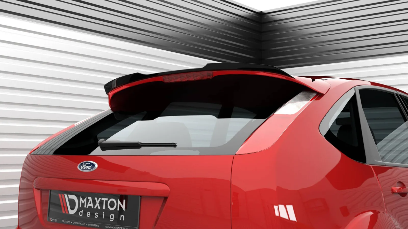 Spoiler Cap compatible with Ford Focus ST Mk2 Facelift