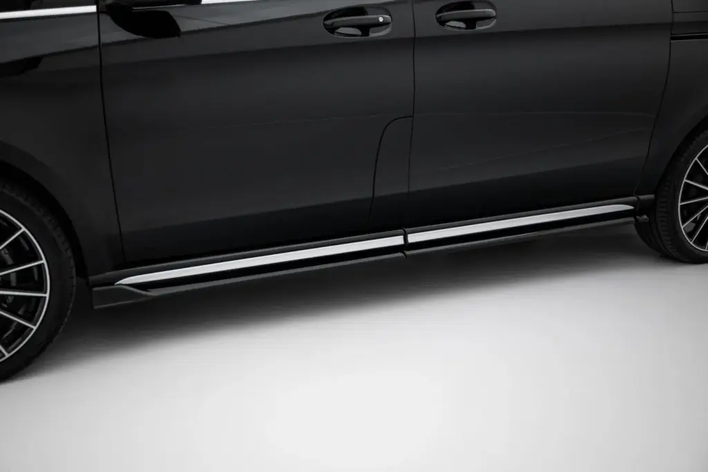 Side Skirts Diffusers compatible with Mercedes-Benz V-Class Long AMG-Line W447 Facelift 2