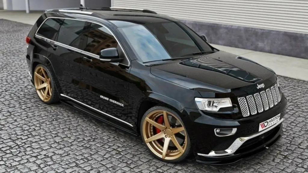 Front Splitter compatible with Jeep Grand Cherokee WK2 Summit Facelift