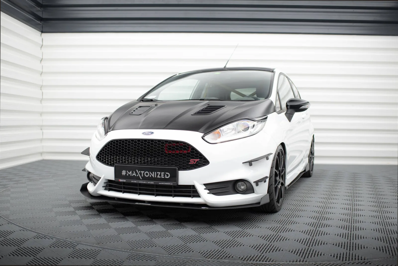 Canards (Front Canardsgo Bumper) compatible with Ford Fiesta ST Mk7 FL