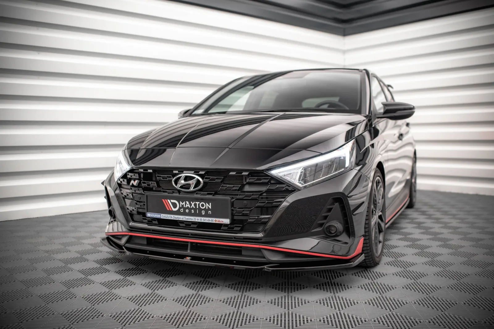 Front Splitter V.3 compatible with Hyundai I20 N Mk3