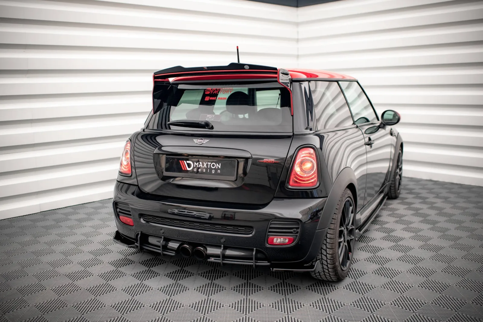 Rear Diffuser Street Pro compatible with Mini Cooper John Cooper Works R56