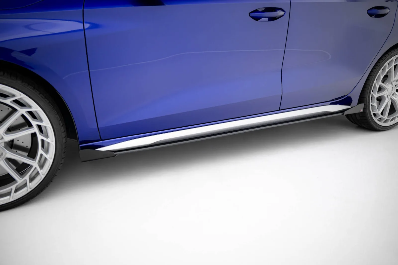 Side Skirts Diffusers Street Pro V.2 + Flaps compatible with Audi A3 S-Line Sedan / S3 Sedan 8Y / 8Y Facelift