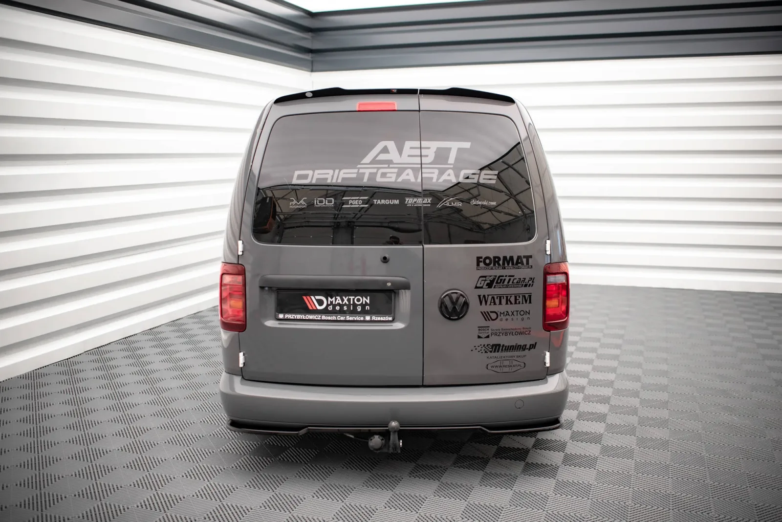 Rear Splitter compatible with Volkswagen Caddy Long Mk3 Facelift