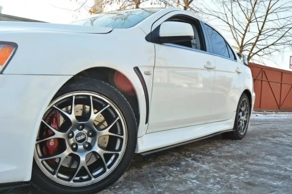 Side Skirts Diffusers Racing compatible with Mitsubishi Lancer Evo X