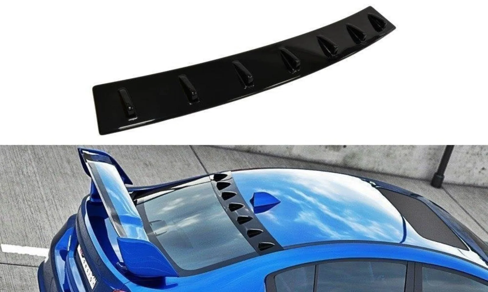 Rear Window Extension compatible with Subaru Impreza MK4 WRX STI