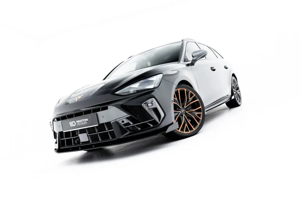 Front Splitter Street Pro + Flaps compatible with Cupra Leon ST / Hatchback Mk1 Facelift