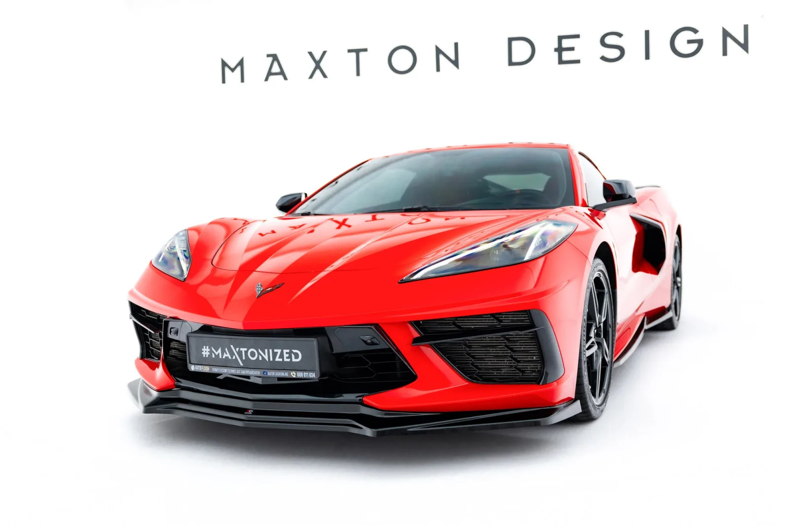 Front Splitter compatible with Chevrolet Corvette C8