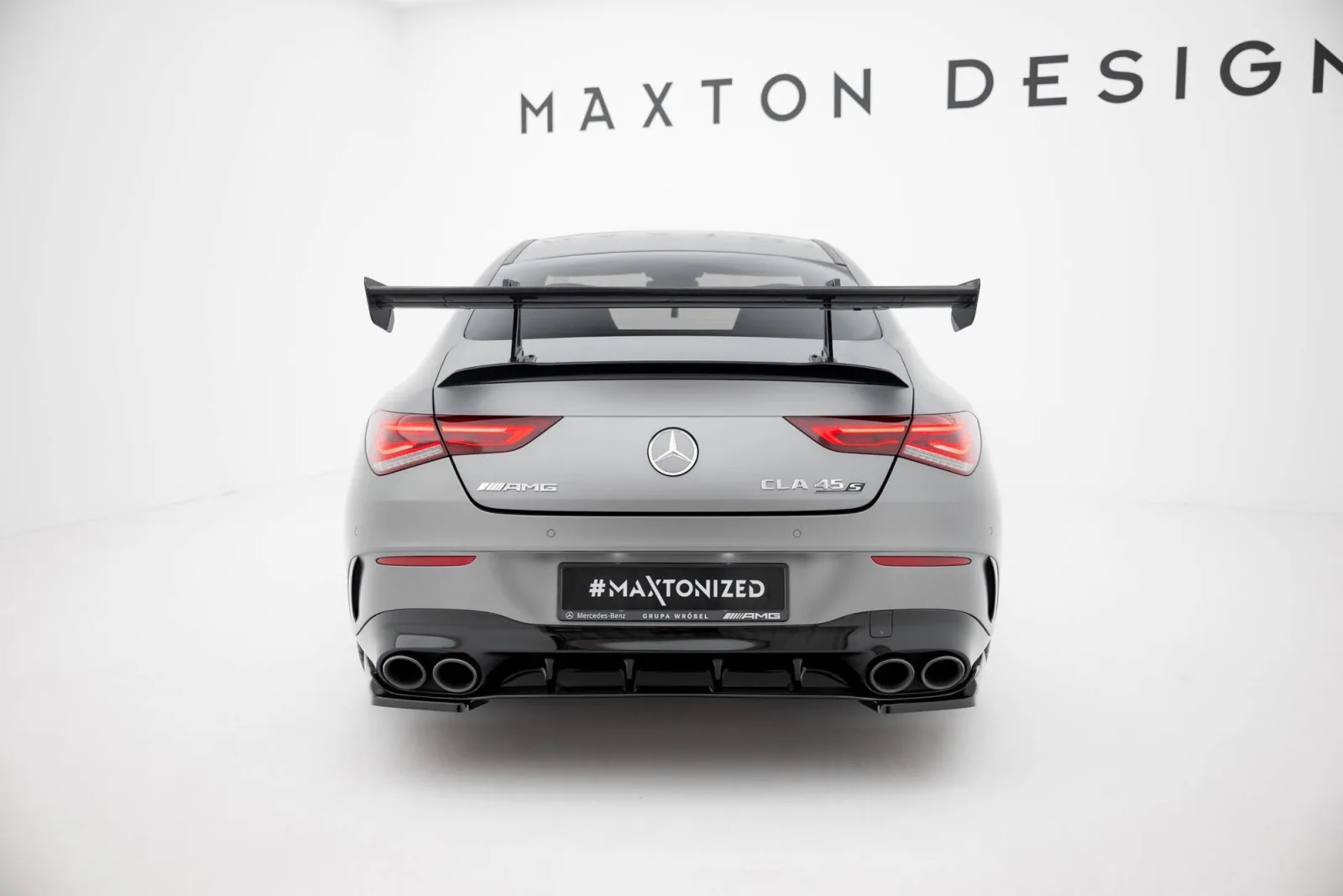 Carbon Spoiler With Top Mounts compatible with Mercedes-Benz CLA Coupe C118 / C118 Facelift
