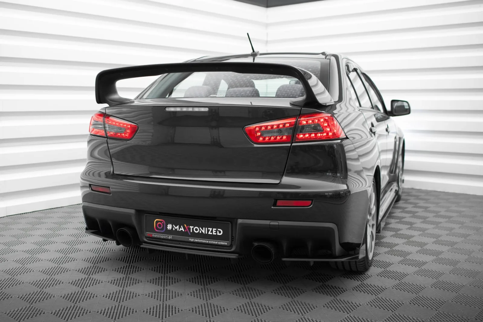 Rear Diffuser Street Pro compatible with Mitsubishi Lancer EVO X