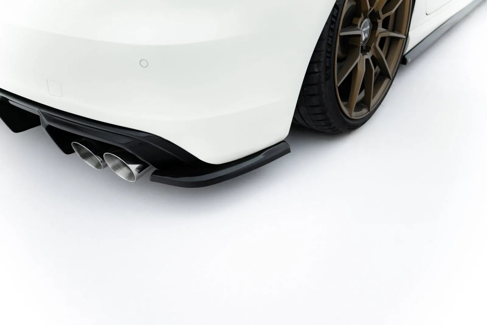 Rear Side Splitters compatible with Audi A3 S-Line / S3 Sportback 8V