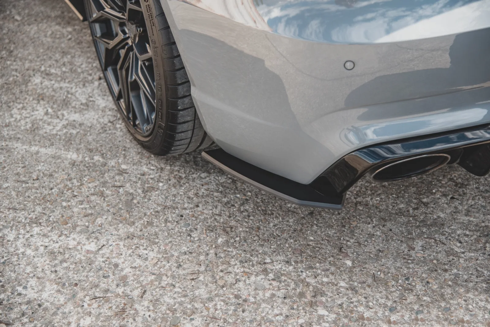 Rear Side Splitters Street Pro compatible with Audi RS3 8V Sportback