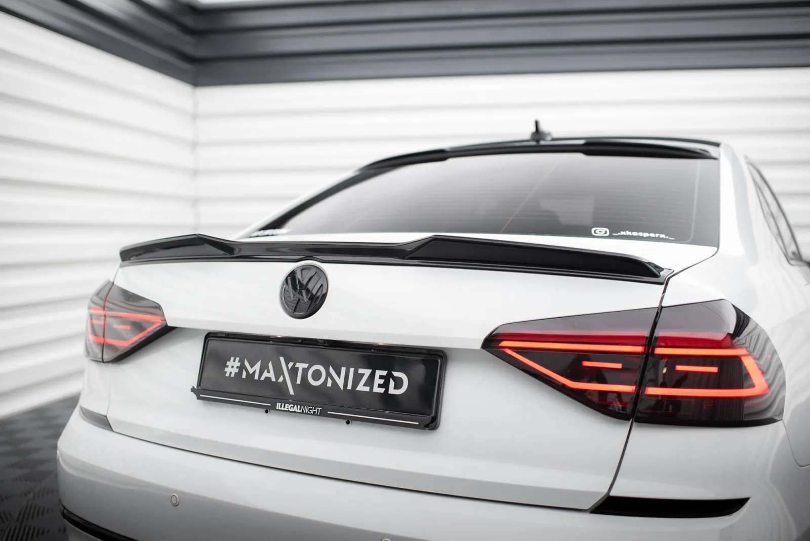 Spoiler Cap 3D compatible with Volkswagen Passat GT B8 Facelift USA
