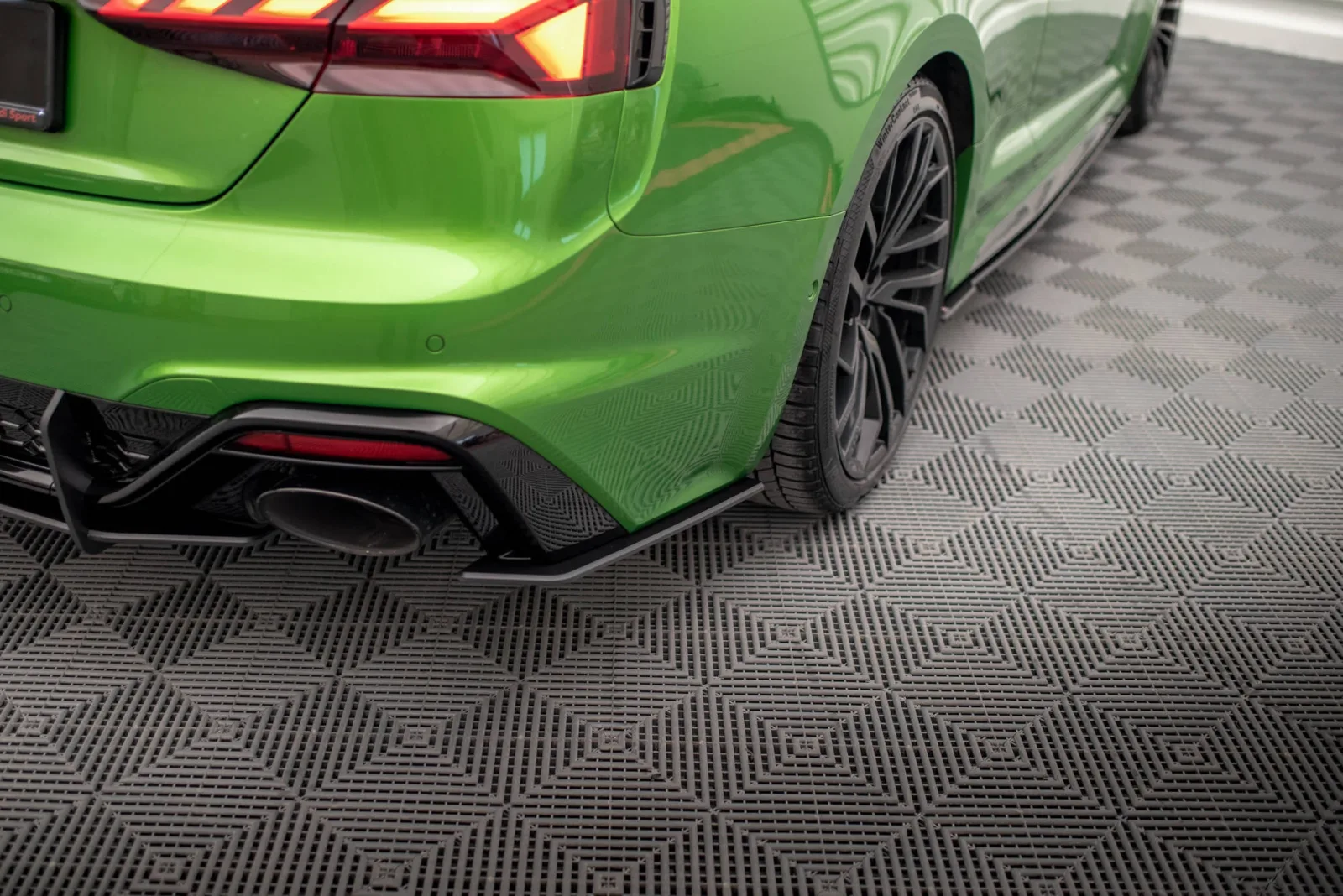 Rear Side Splitters Street Pro compatible with Audi RS5 F5 Facelift