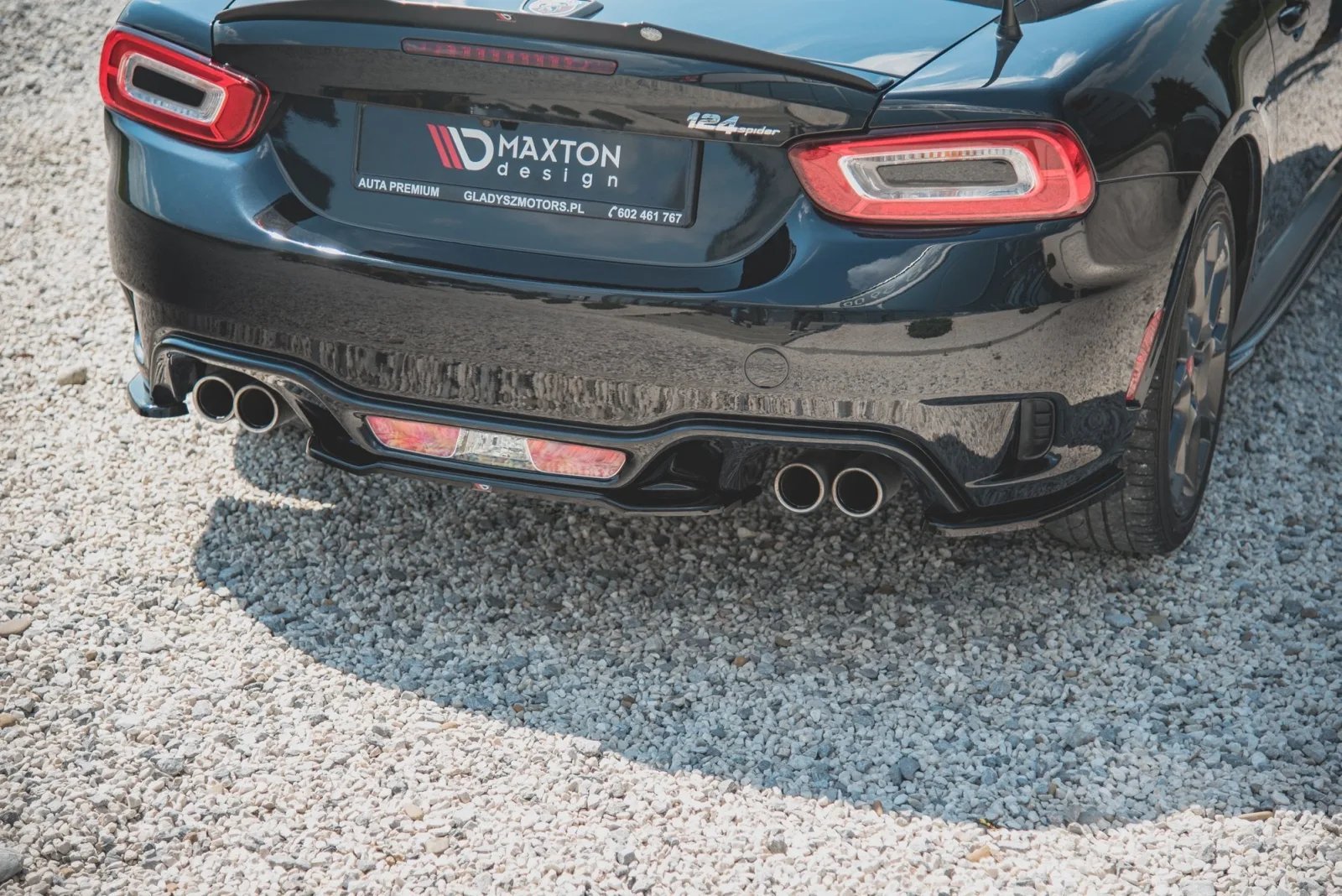 Rear Splitter compatible with Abarth 124 Spider