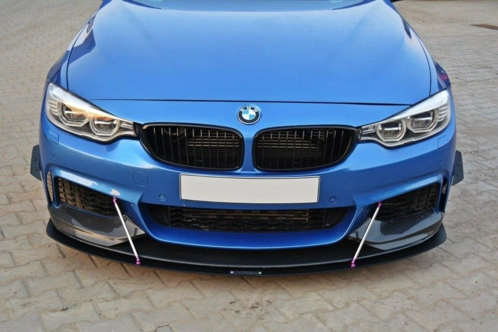 Front Splitter Racing V.3 compatible with BMW 4 Coupe / Gran Coupe / Cabrio M-Pack F32 / F36 / F33