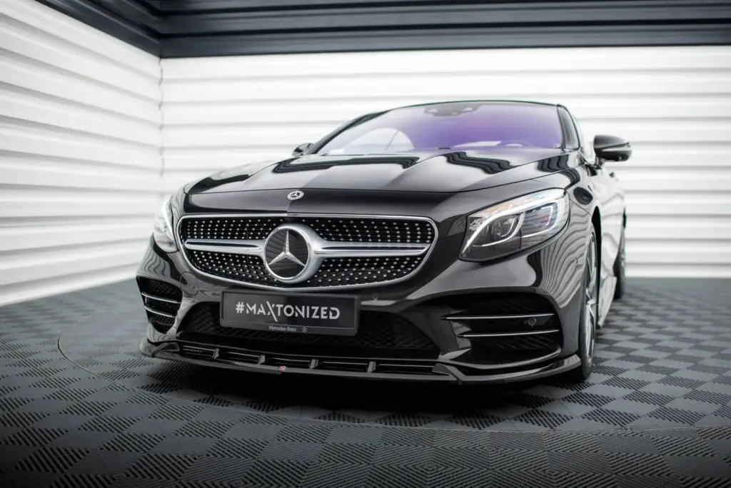 Front Splitter V.2 compatible with Mercedes-Benz S Coupe AMG-Line C217 Facelift