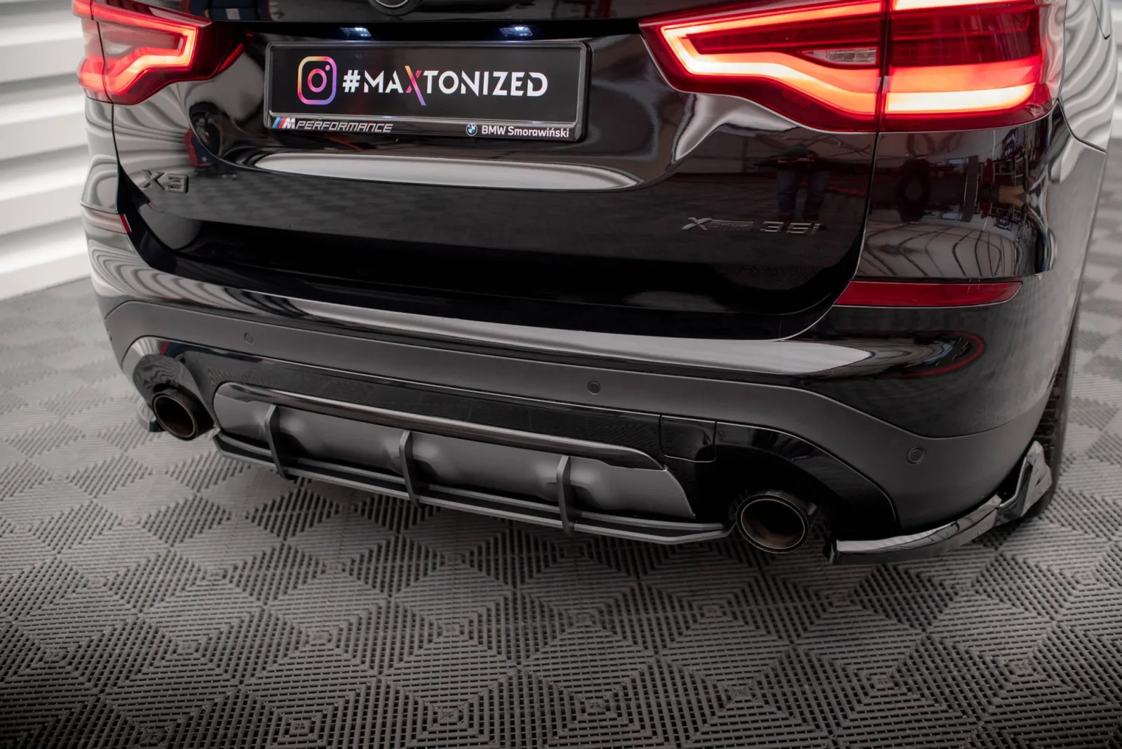Rear Diffuser Street Pro compatible with BMW X3 G01