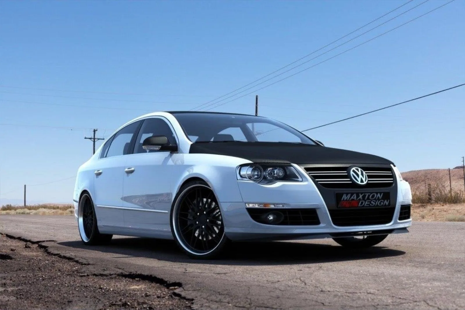 Front Splitter compatible with VW Passat B6