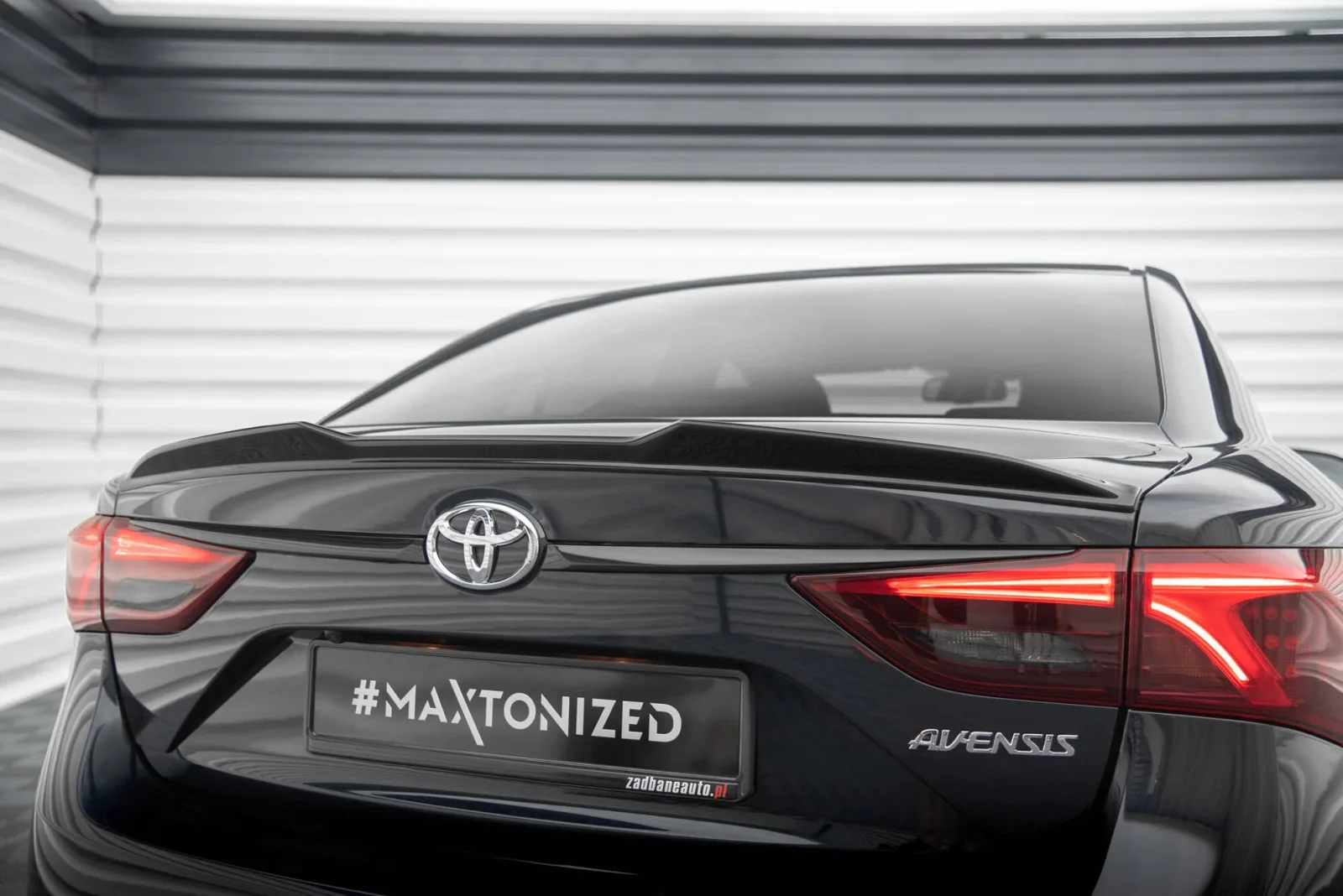 Spoiler Cap 3D compatible with Toyota Avensis Sedan Mk3 Facelift