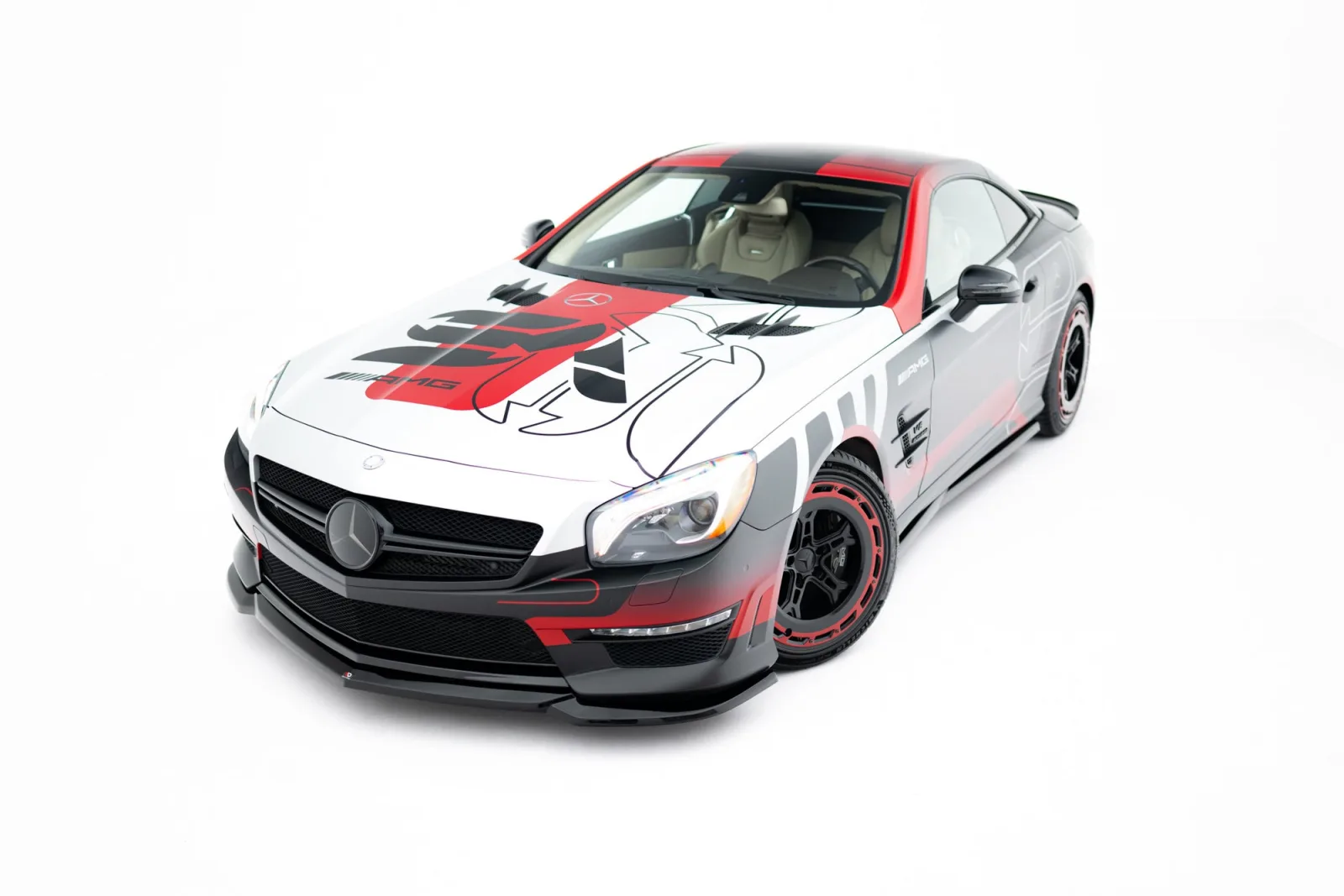 Front Splitter V.2 compatible with Mercedes-Benz SL 63 AMG R231