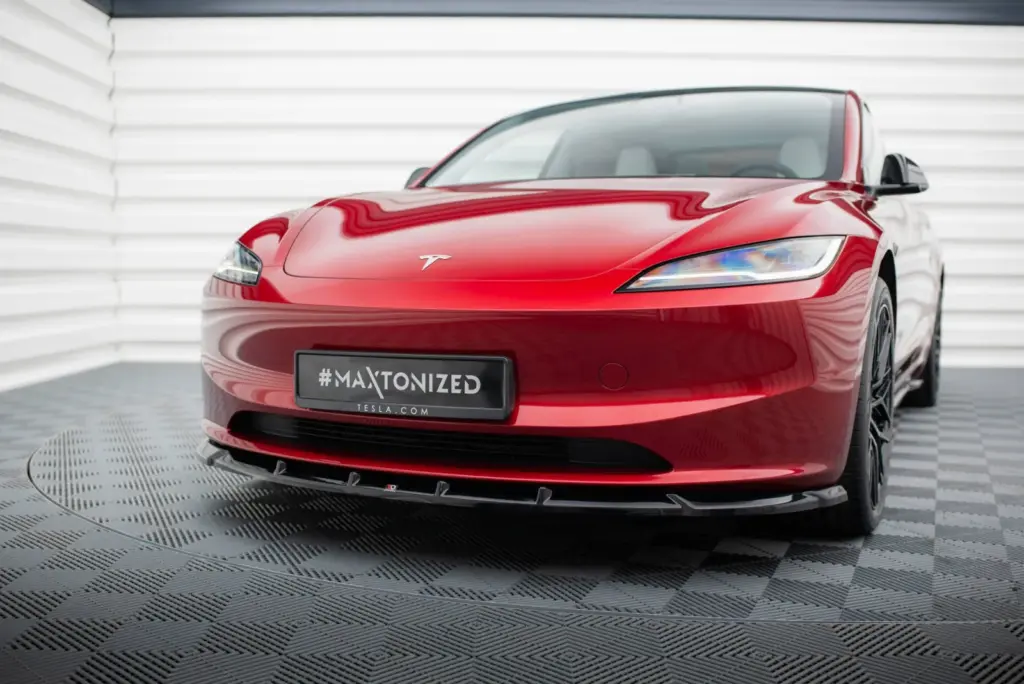 Front Splitter V.2 compatible with Tesla Model 3 Project Highland(Facelift)