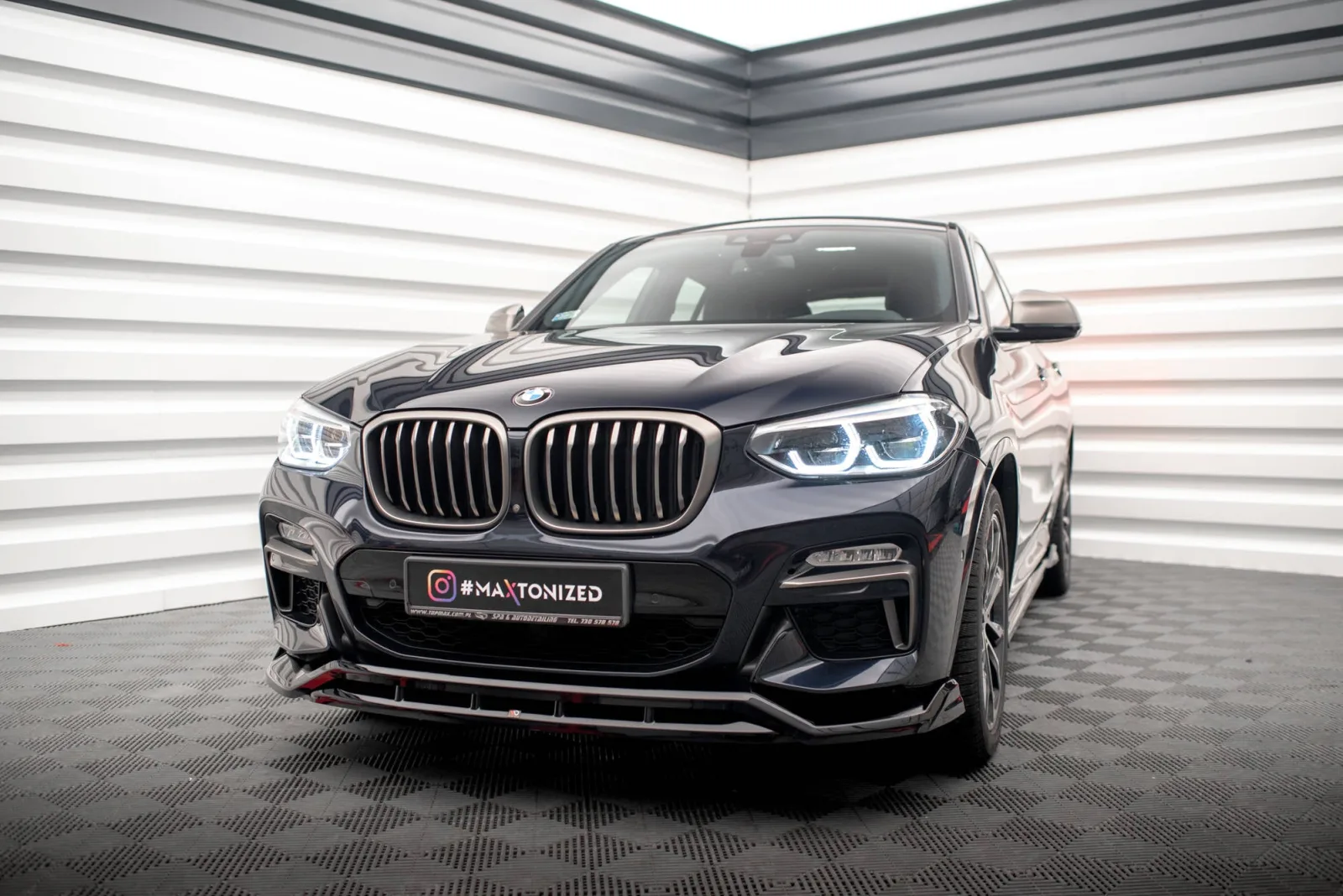 Front Splitter V.2 compatible with BMW X4 M-Pack G02