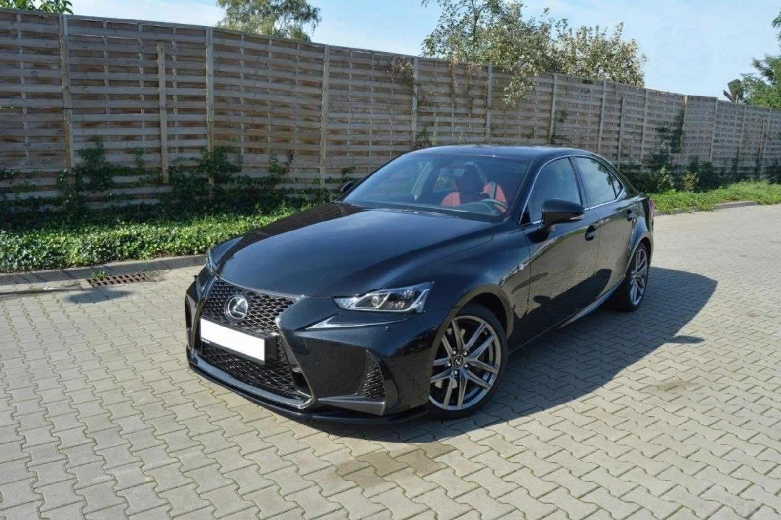 Front Splitter V.1 compatible with Lexus IS Mk3 Facelift F-Sport