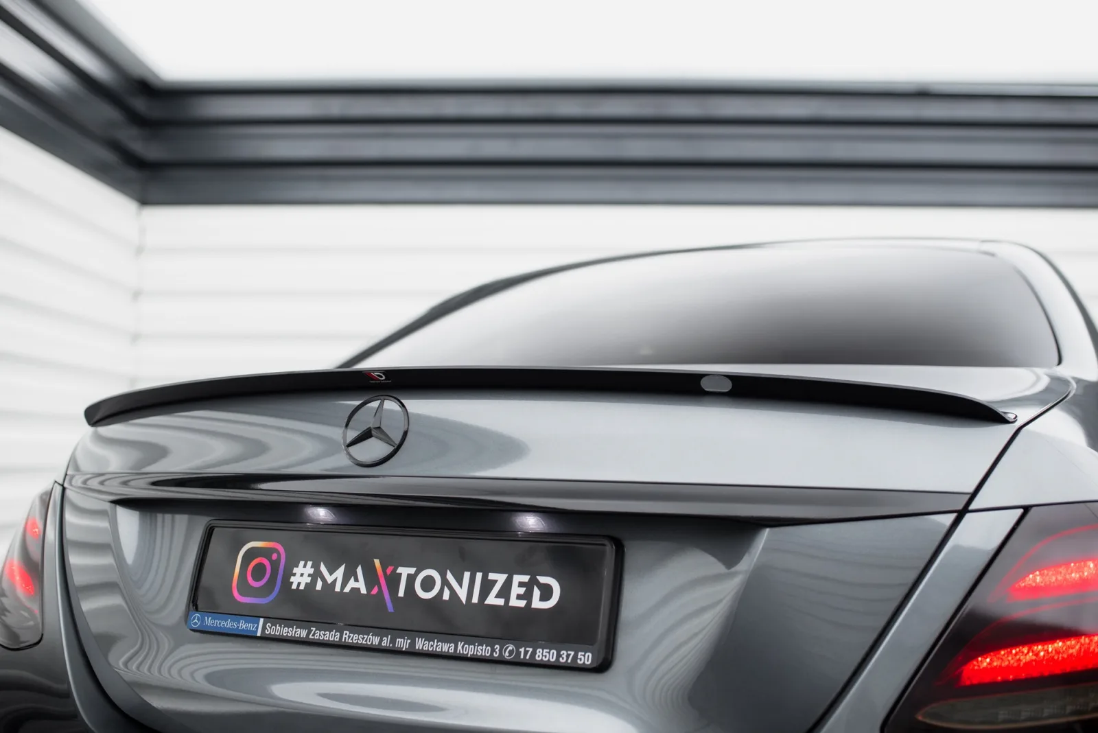 Spoiler Cap compatible with Mercedes-Benz E Sedan W213 AMG-Line