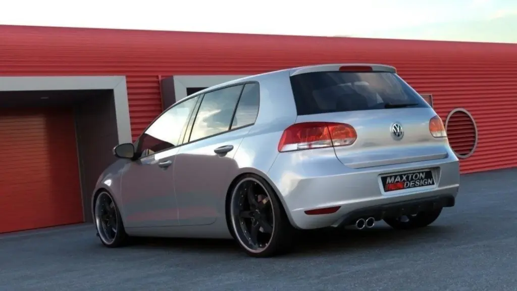 Rear Diffuser compatible with VW Golf 6 with 1 hole for exhaust